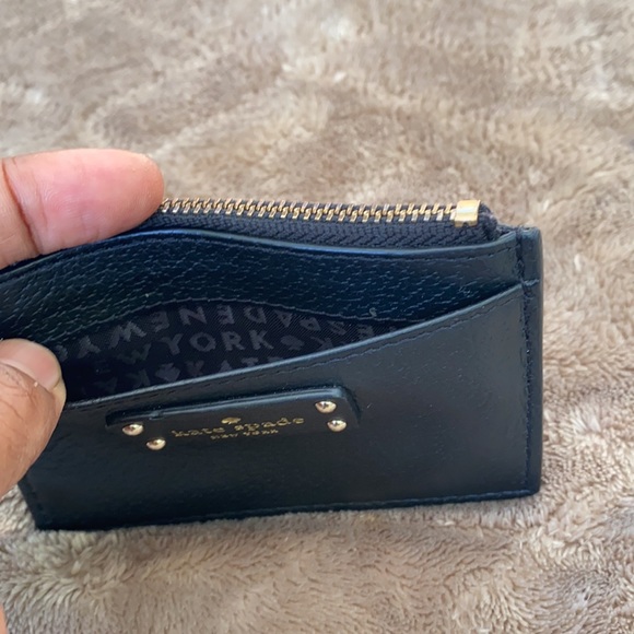 Kate Spade Zipped Leather Card holder - Picture 4 of 11